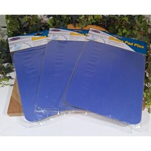 Lot of three (3) brand new Belkin 8" x 10" Blue‎ Mouse Pads